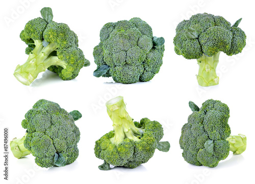 Broccoli isolated on white background