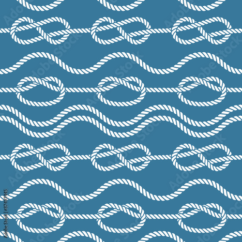 Nautical rope pattern