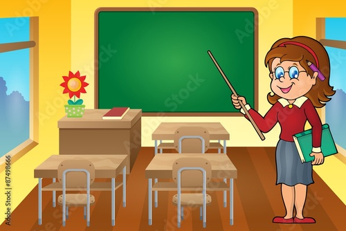 Woman teacher theme image 6