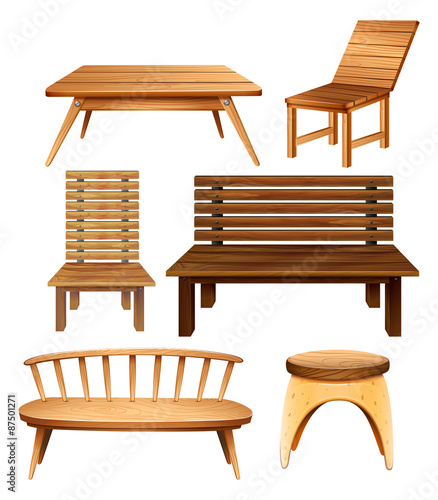 Wooden furniture