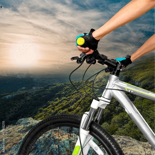 Fototapeta Naklejka Na Ścianę i Meble -  Bicycle, Cycling, Mountain Bike.