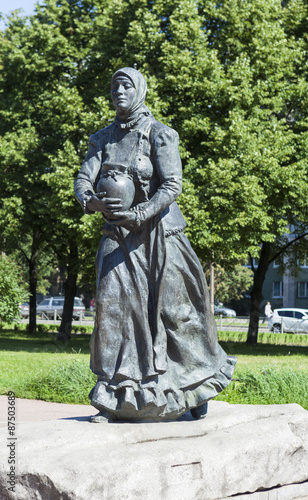Памятник Охтинке. Санкт-Петербург.