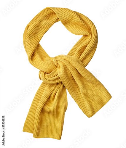 scarf isolated on white. with a clipping path photo