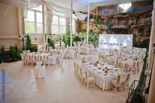 great wedding hall of restaurant