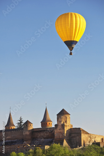 balloon flight over old town