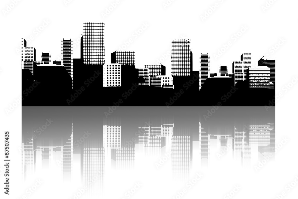 Obraz premium Composite image of cityscape