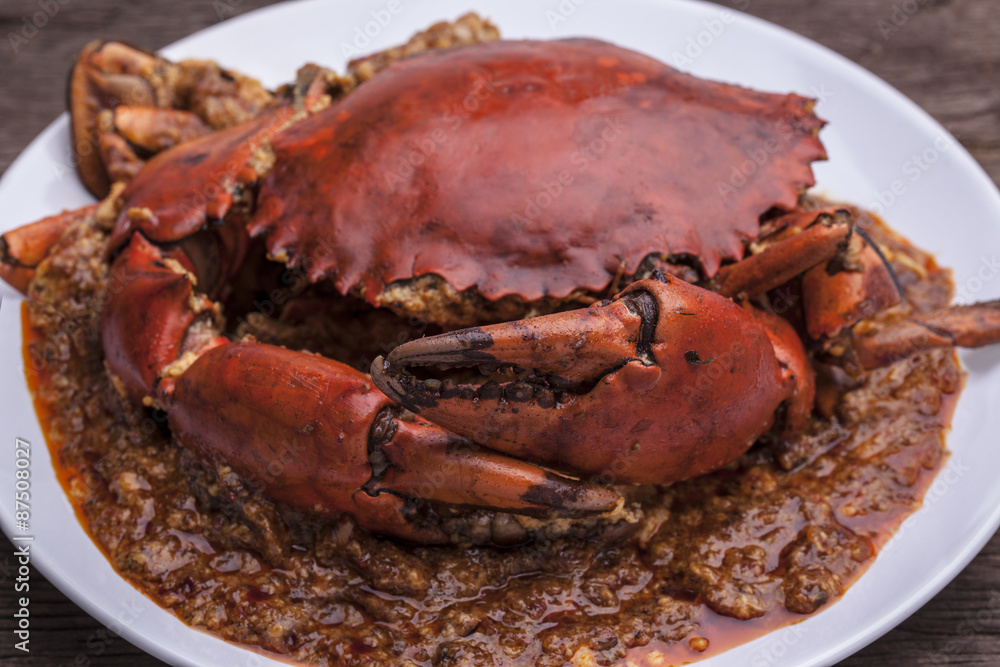 Chilli crab asia cuisine. Chilli crab asia cuisine.