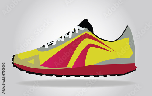 Runing Shoes vector