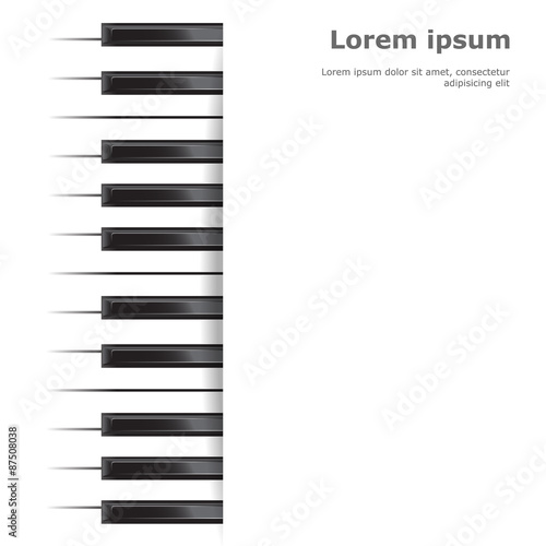 piano template