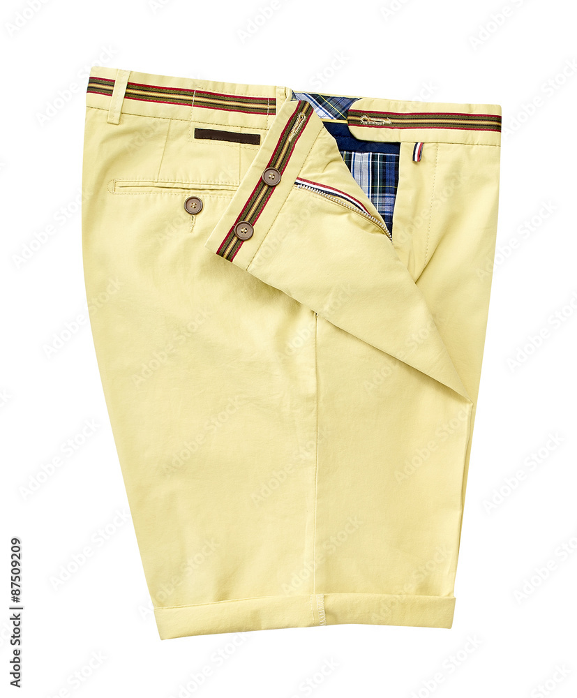pants for men isolated on a white background with clipping path