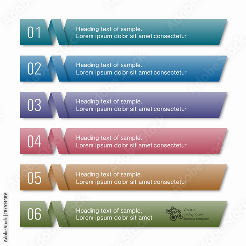 Infographics Web Banner & Label Design