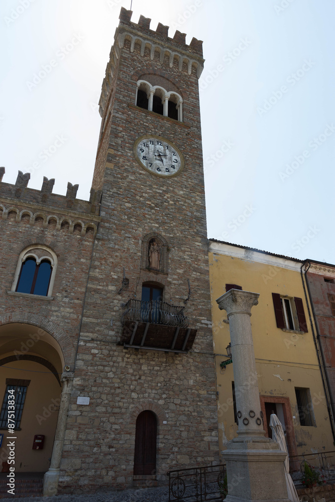 Torre civica e colonna dell'ospitalità , Bertinoro