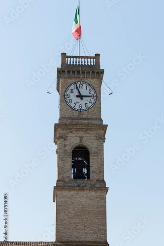 Piazaza Antonio Fratti , torre dell'orologio ,Forlimpopoli photo