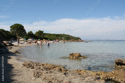 Spiaggia Girin. Isola di San Pietro photo