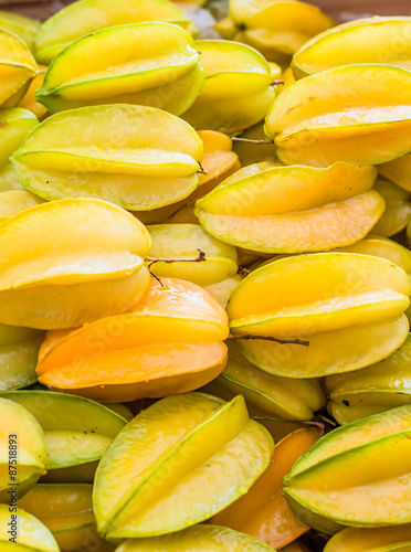 fresh star apple fruit