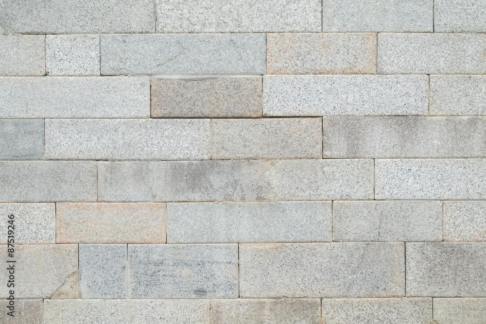 Obraz premium Brick wall background in the garden