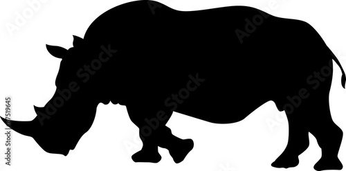 Rhino silhouette
