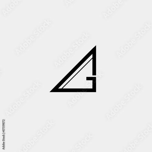 Free Download Letter G icon or logo design template elements. Vector black and - GFXLoad