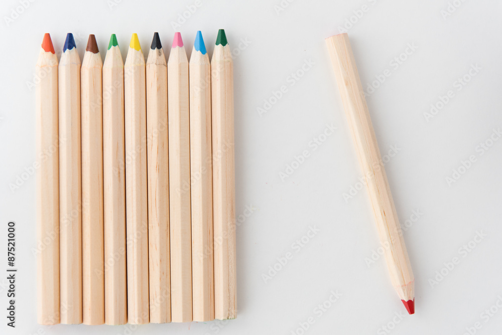 Obraz premium color pencil set