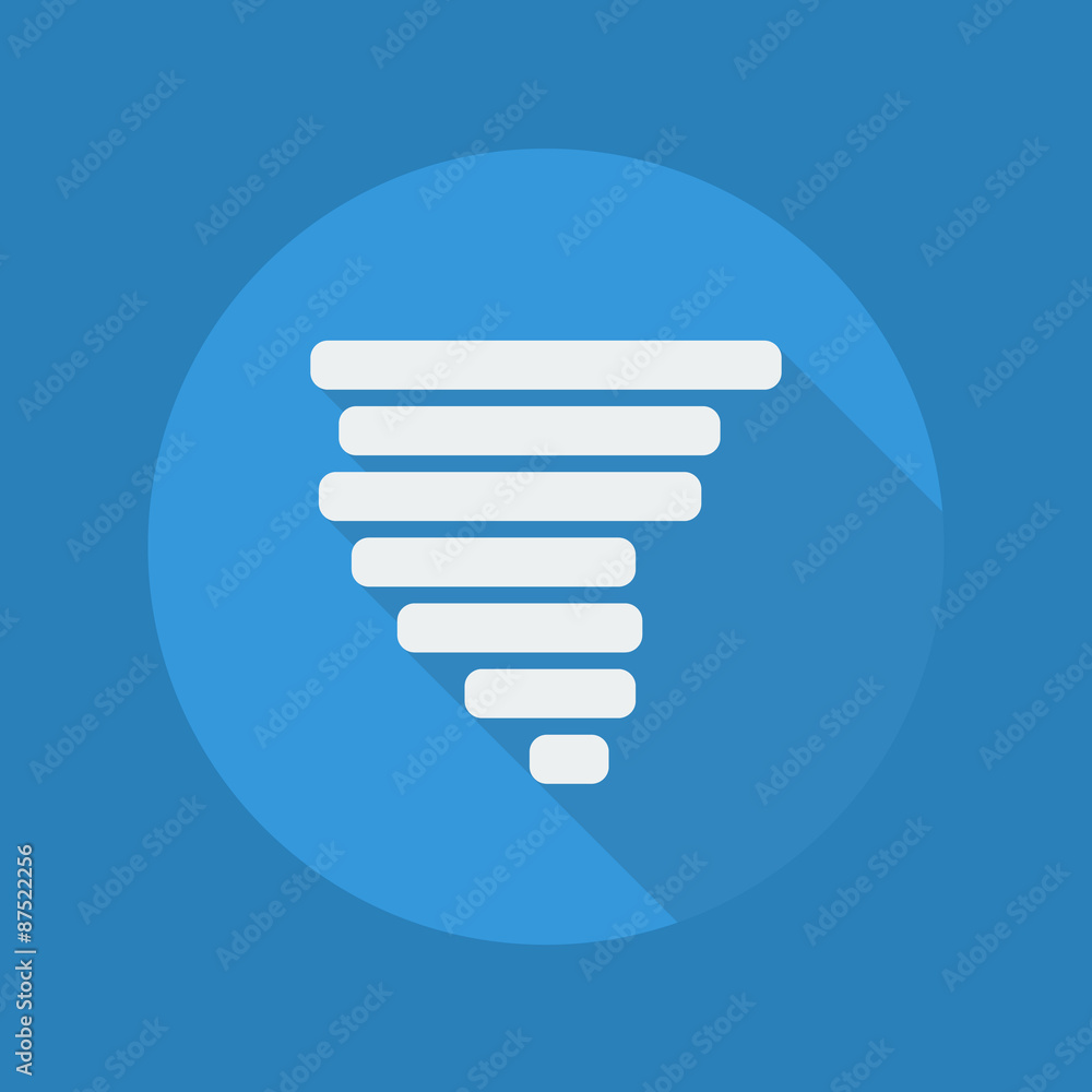 Weather Flat Icon. Storm Weather Flat Icon. Storm