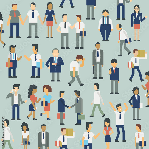 Business people set