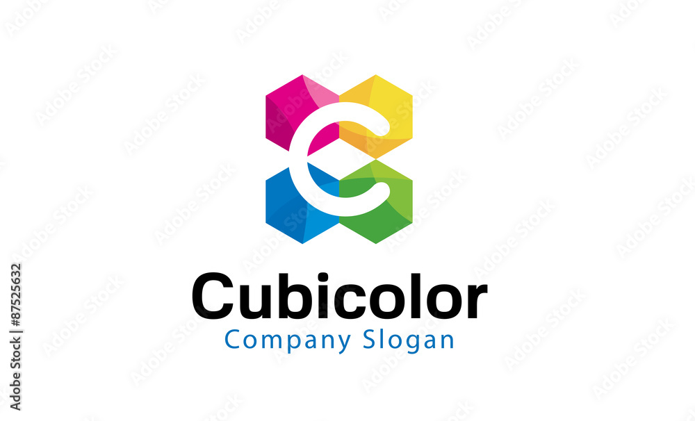 Cubicolor Logo template Cubicolor Logo template