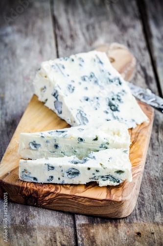 Konstfotografi Blue cheese slices