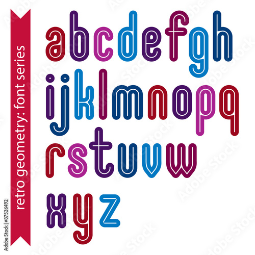 Multicolored binary striped...