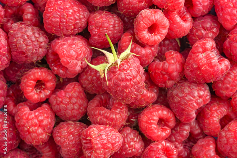 Sweet red raspberry as a background Sweet red raspberry as a background
