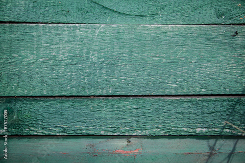 turquoise texture of wood planks