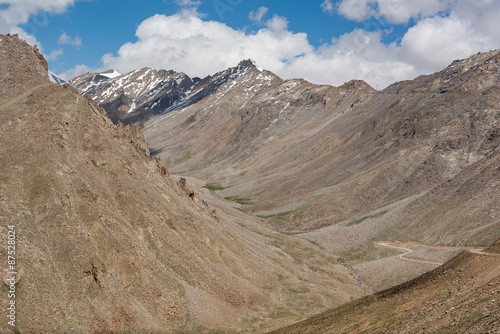 Mountain view on the road to Nubra Valley,India.