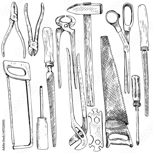 Hand drawn tool kit