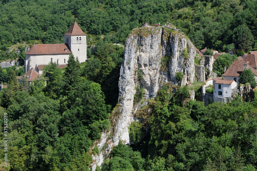 Le rocher de Saint-Cirq Lapopie