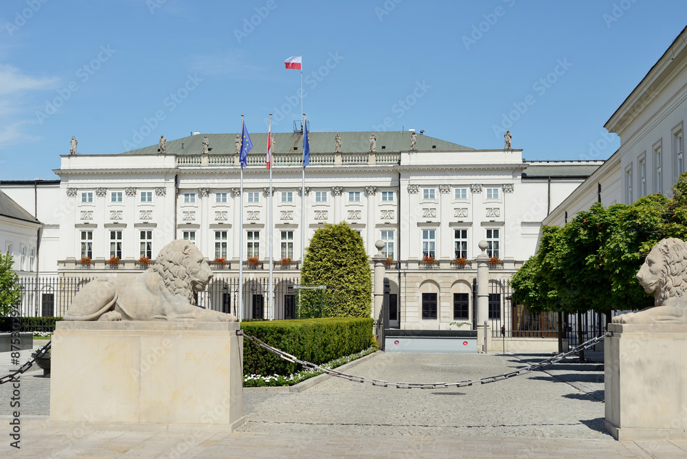 Obraz premium Presidential Palace in Warsaw