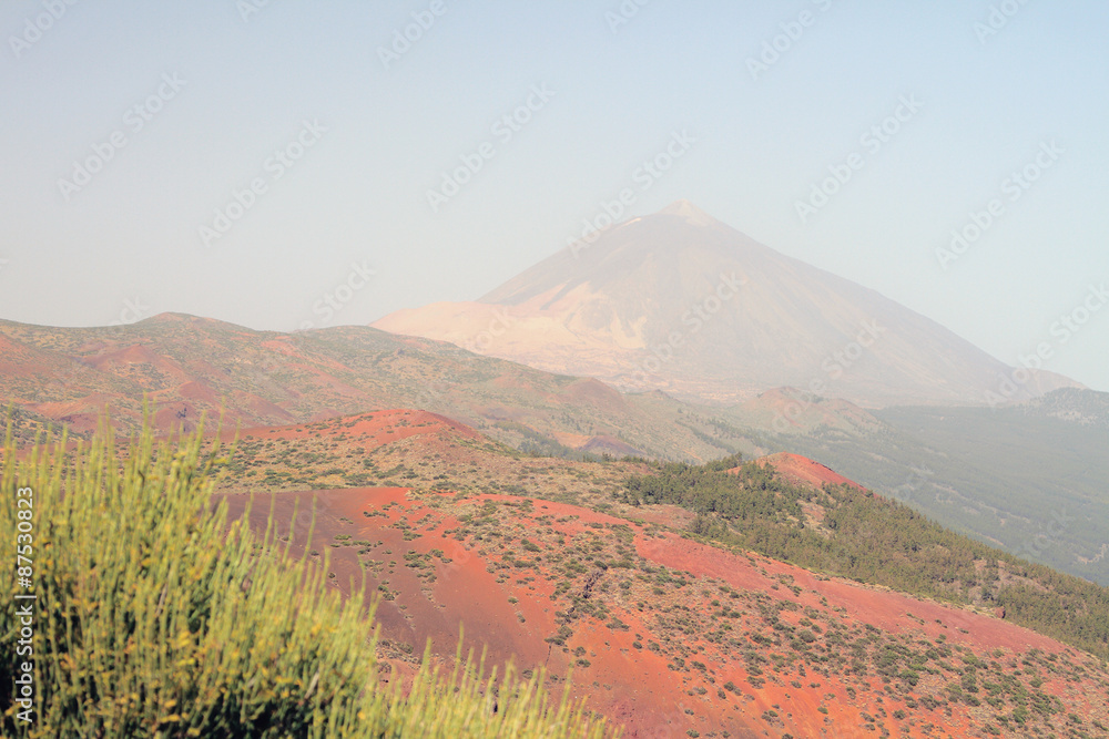 Obraz premium Slopes of Teide volcano. Tenerife, Spain