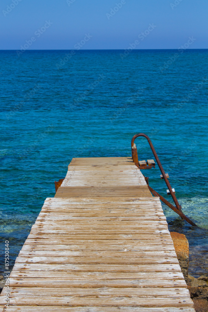 Jetty in the Sea Jetty in the Sea