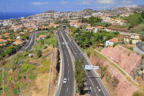 Highway. Funchal, Madeira, Portugal