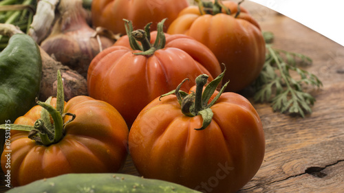 Vegetables 018 on wooden table