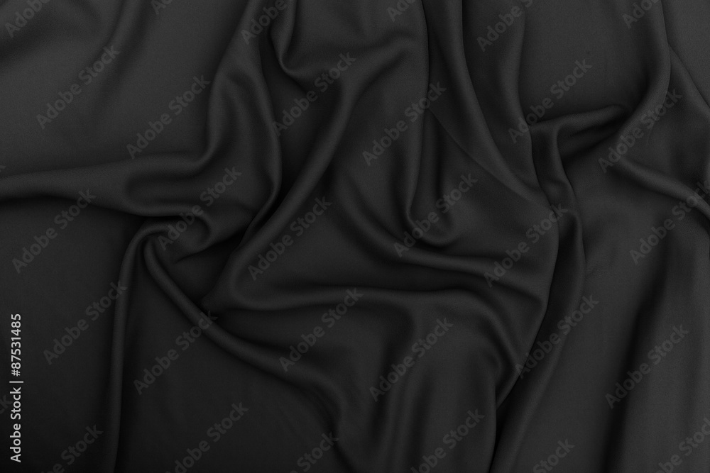Fototapeta premium Black fabric