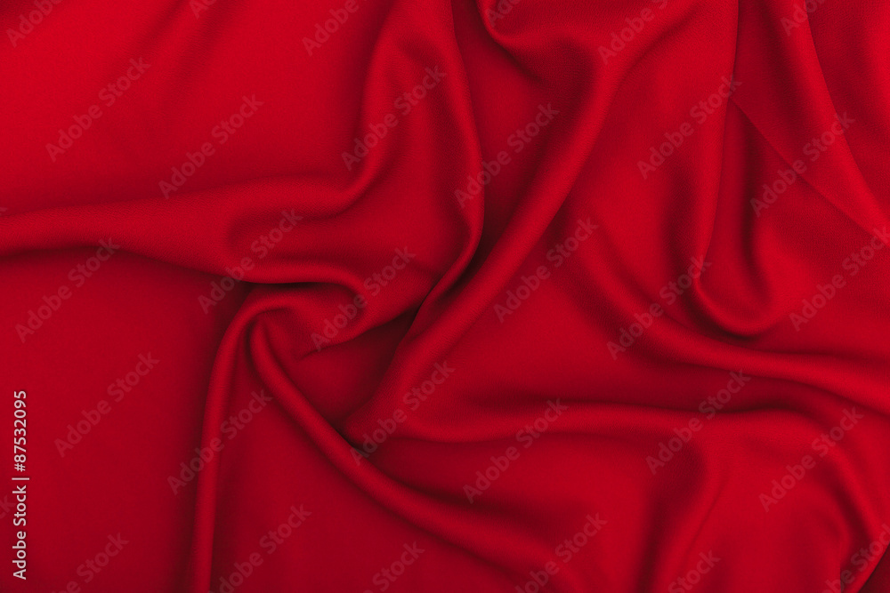 Red fabric Red fabric