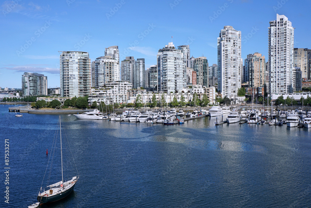 Vancouver waterfront marina Vancouver waterfront marina