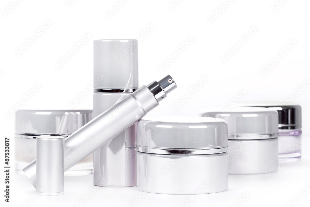 Collection of skincare spa products Collection of skincare spa products