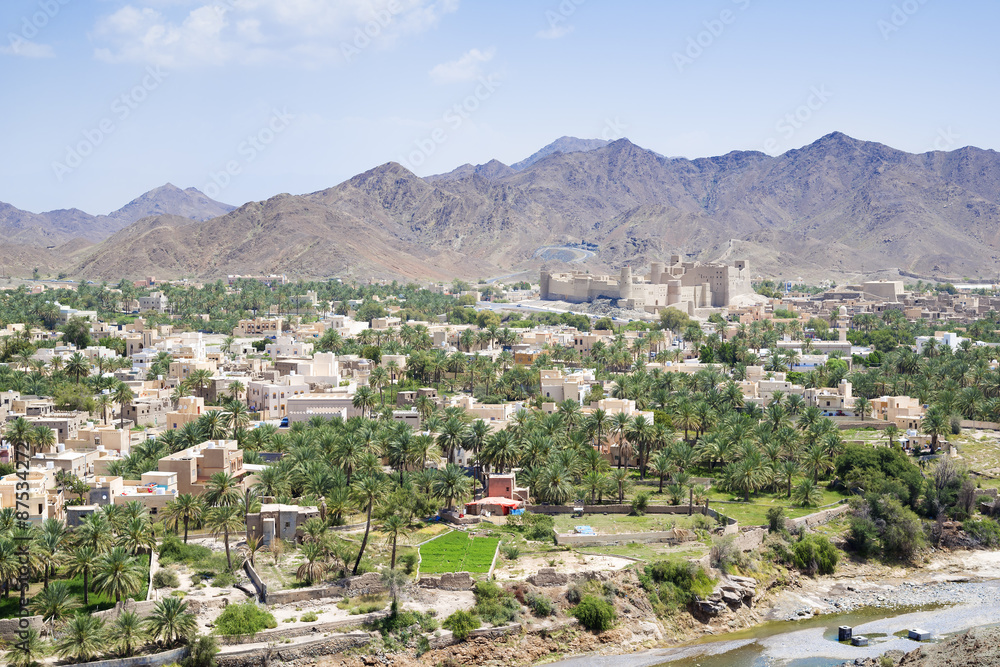 Fototapeta premium Cityscape with Fort Bahla
