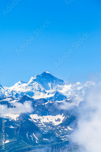 View of Jungfrau in Swiss Alps © Peter Stein