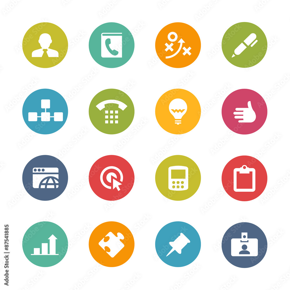 Business Icons, Circle Series
Business Icons, Circle Series