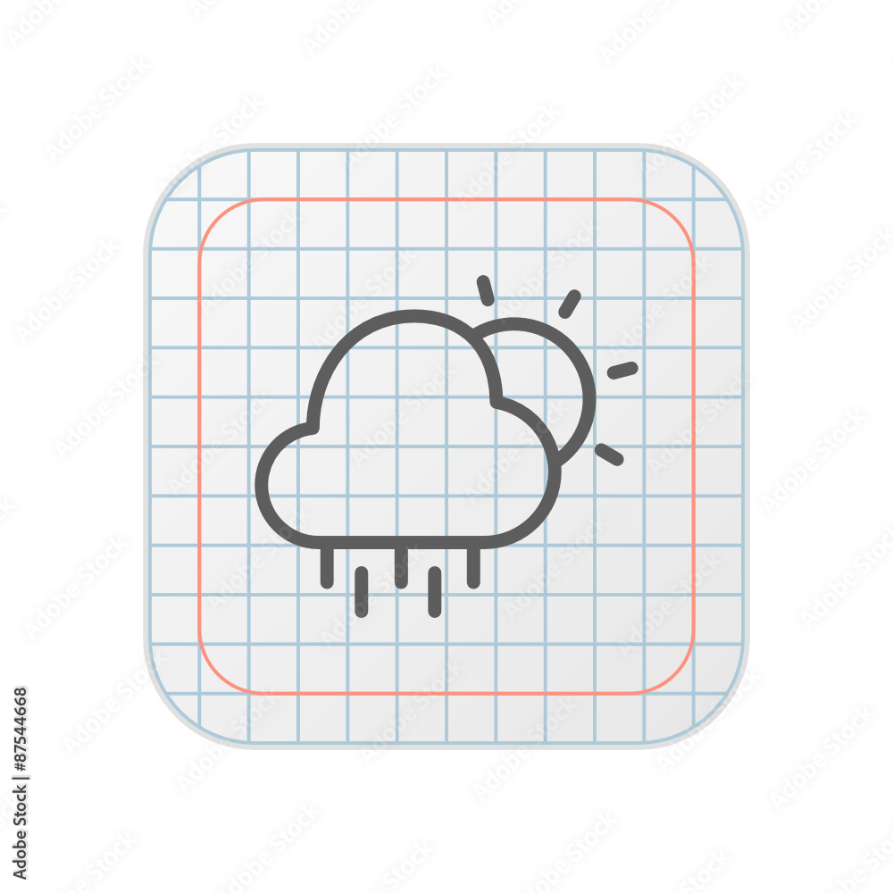 Partially sunny with showers Partially sunny with showers