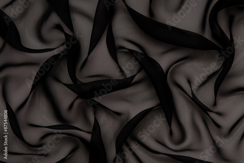 black fabric photo