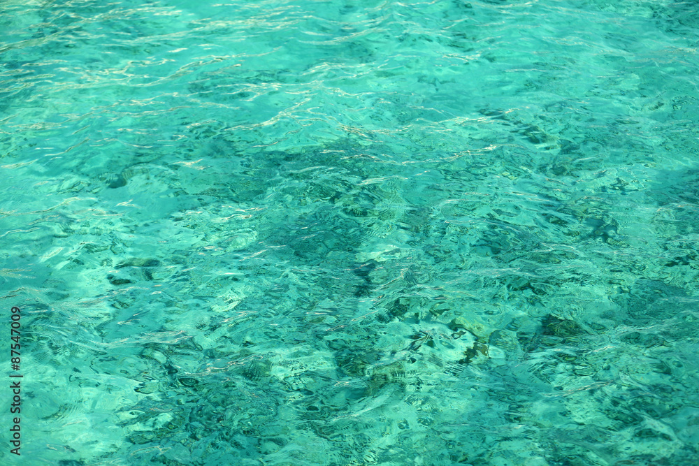 Obraz premium Clear ocean water, in resort