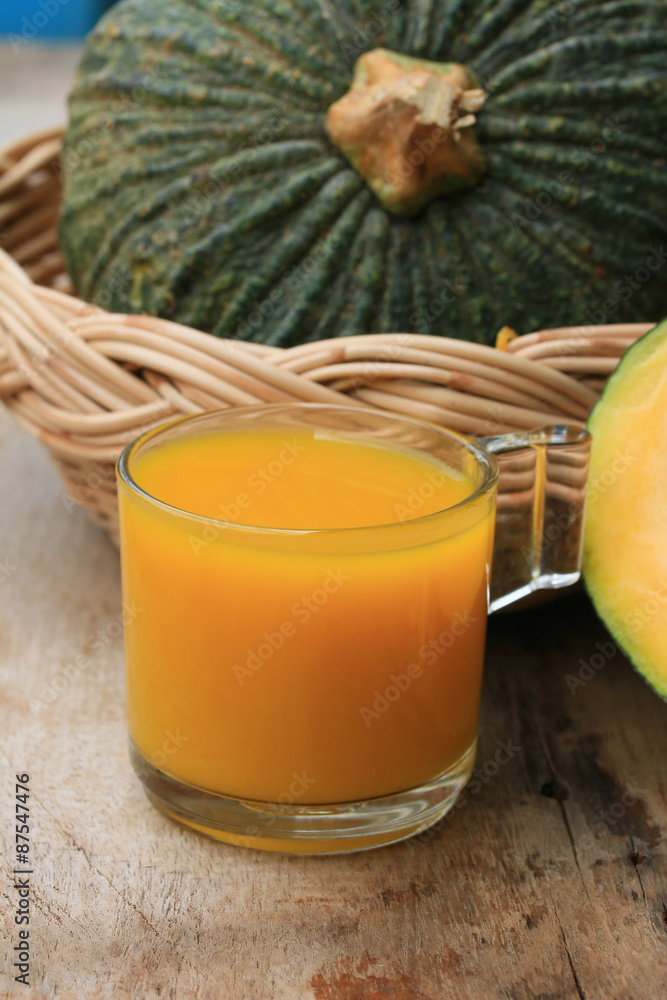 Fresh pumpkin juice Fresh pumpkin juice