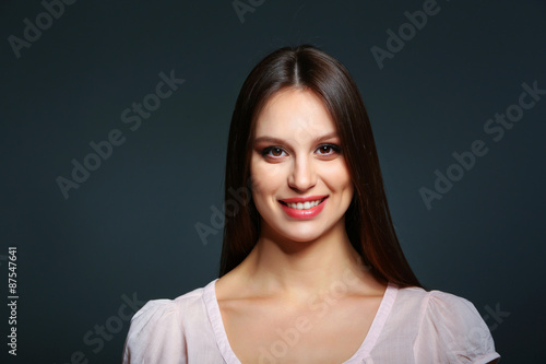 Portrait of beautiful young...